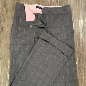 Grey pink dress pants